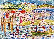 Maurice Prendergast Bathers oil painting on canvas